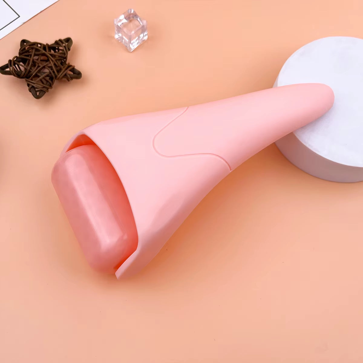 1Pc Portable and Practical Ice Roller Massage Device - Ice Facial Roller, Facial Ice Head Massage Roller, Ice Facial Roller